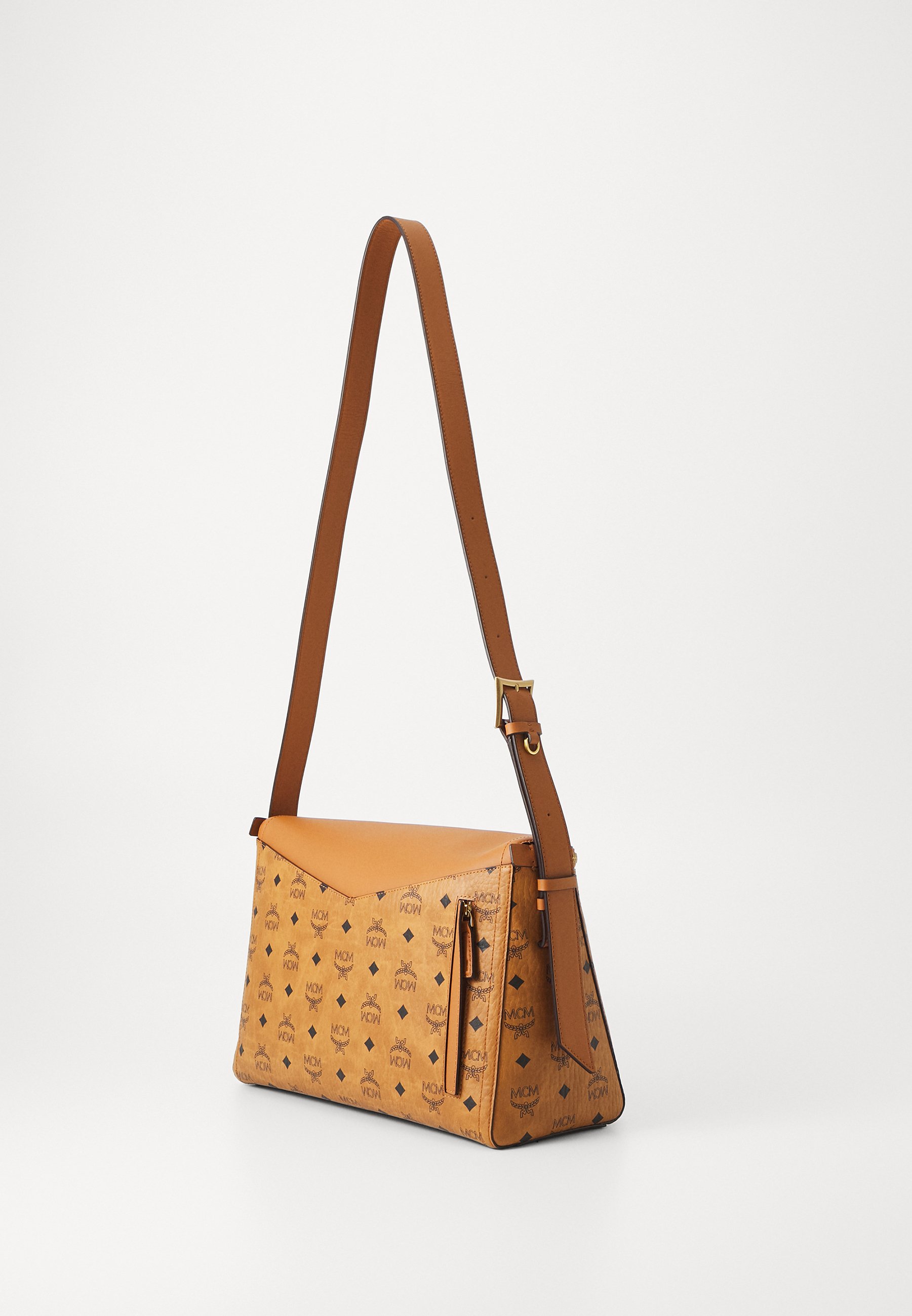 MCM DIAMANT SHOULDER - Handbag - cognac - Zalando.co.uk