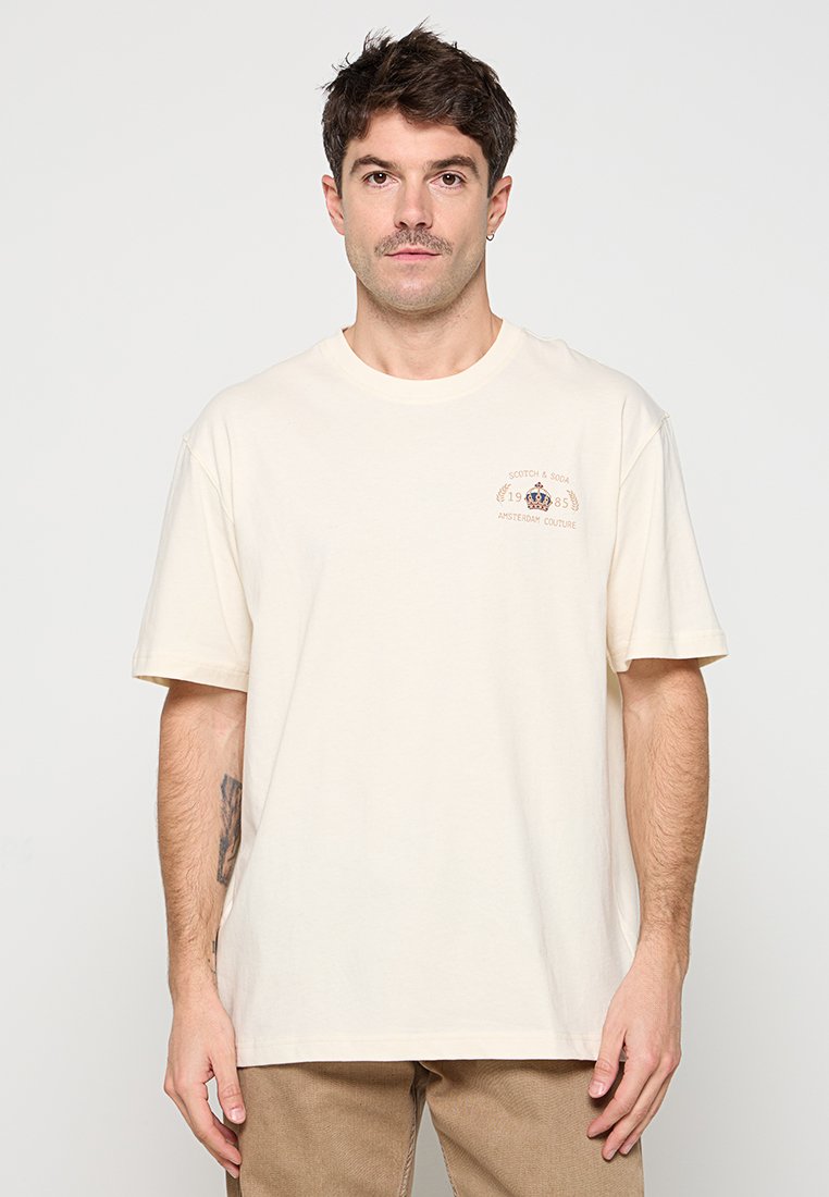 Scotch & Soda T-shirt print wit
