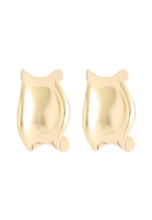 WIDE SMALL HOOP - Örhänge - gold tone