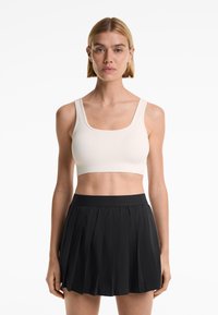 OYSHO SEAMLESS STRUCTURED - Grudnjak - white