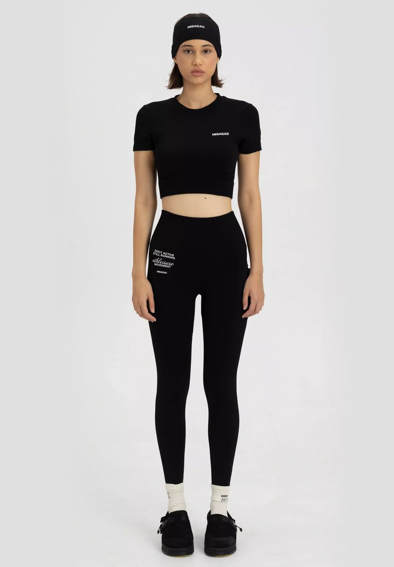 Misaga MOVEMENT SEAMLESS - Legging - black