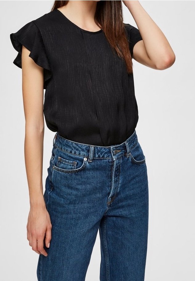 Selected Blouse - black