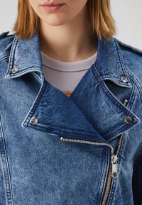 BOSS BIKER JACKET - Džinsinis švarkelis - medium blue