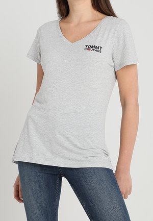 Triko s potiskem - light grey