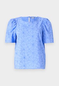 OBJILLY O NECK - Blouse - cornflower blue