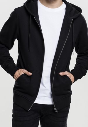 Sudadera con cremallera - black