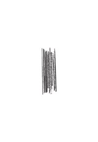 Croquis en noir et blanc composé de lignes verticales inégales, variant en épaisseur, créant un effet texturé sur un fond blanc.