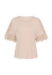 CRLIVY BRODERI ANGLAIS - Pluus - sepia rose