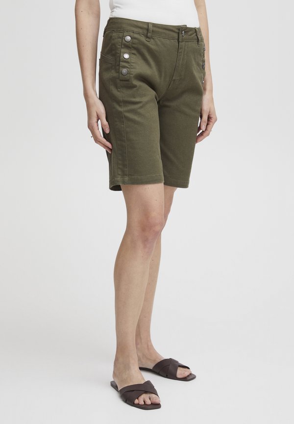 FRLOMAX - Shorts - dusty olive