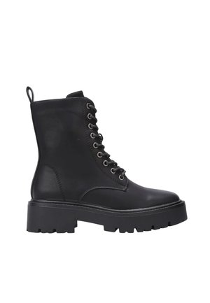 Bottines à plateau - noir