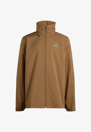 adidas Terrex, MULTI ESSENTIALS 2 LAYER RAIN JACKET - Veste Hardshell - brown oxide