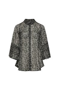 Yours Clothing FLARED SLEEVE - Blusa - black