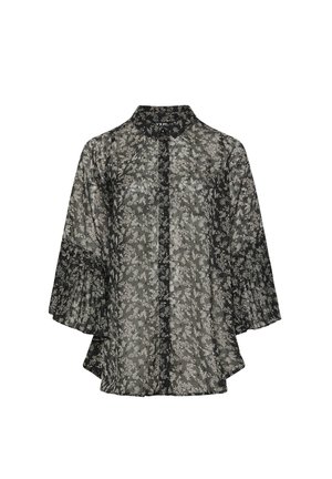 Yours Clothing FLARED SLEEVE - Hemdbluse - black