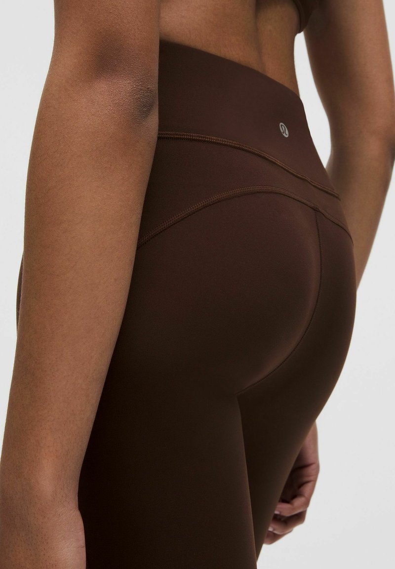 lululemon GROOVE HR FLARED REG - Leggings - lava cake/brown - Zalando