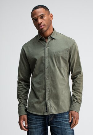 AIDAN PEACHED - Overhemd - dk granite green
