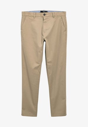 REGULAR FIT STRAIGHT LEG STRETCH - Chino stiliaus kelnės - mottled beige