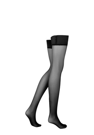 15 DENIER SECOND SKIN - Overknee kousen  - black