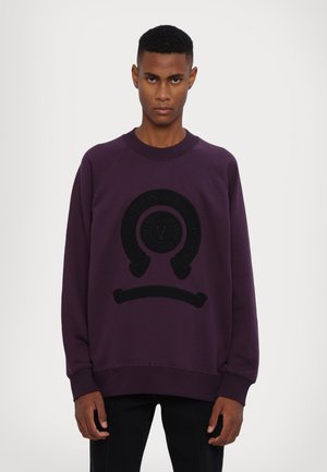 BANNER V-EMBLEM - Sweatshirt - plum