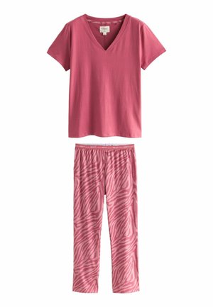 Next SHORT SLEEVE SET - REGULAR FIT - Pyjamas - pink zebra print