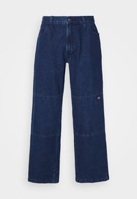 DOUBLE KNEE  - Radničke traperice - dark-blue denim