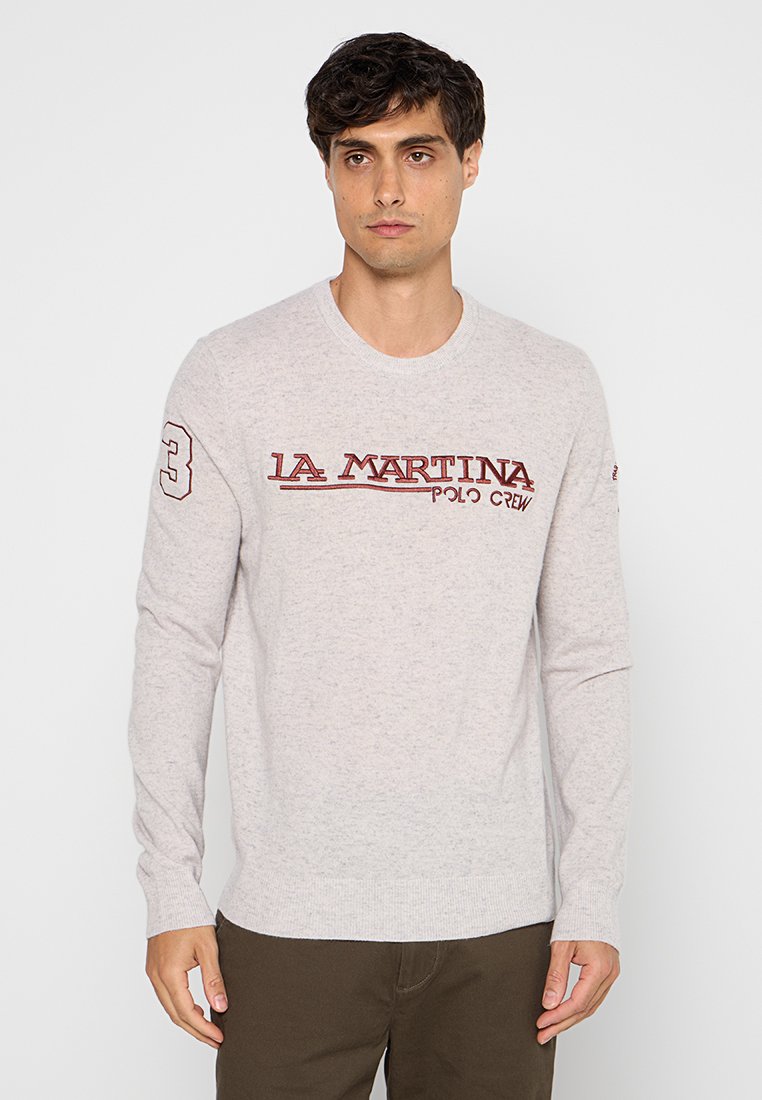 LA MARTINA Trui lichtgrijs