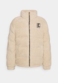 RETRO TEDDY PUFFER JACKET UNISEX - Winterjacke - light sand