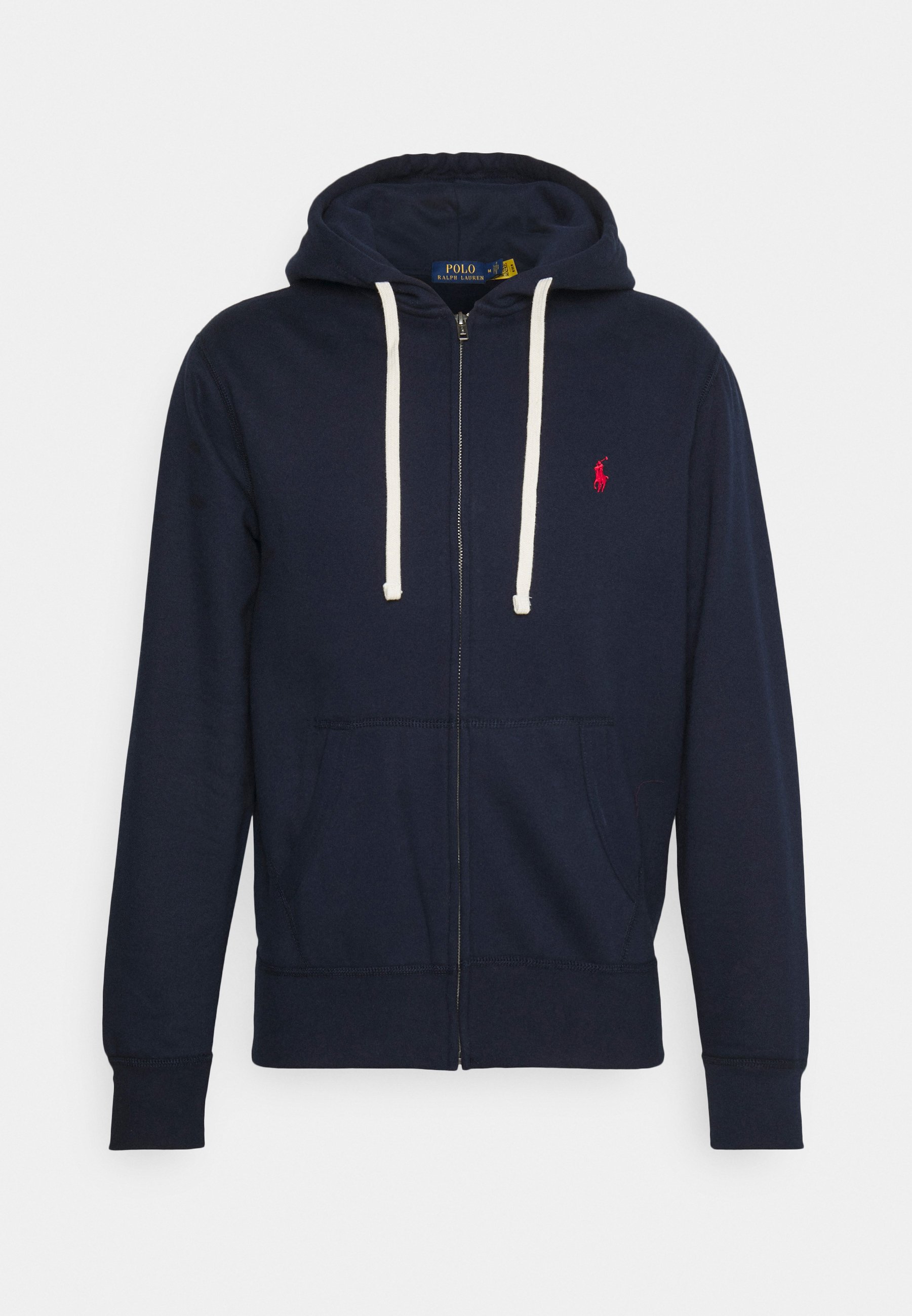 ralph lauren navy zip up hoodie