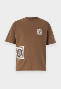 Apdrukāts T-krekls - dark brown
