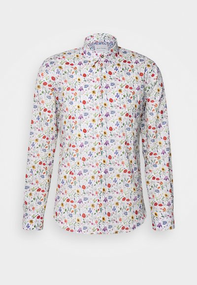 Paul Smith SLIM FIT SHIRT - Vapaa-ajan kauluspaita - white