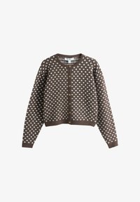 Valimata, chocolate brown polka dot