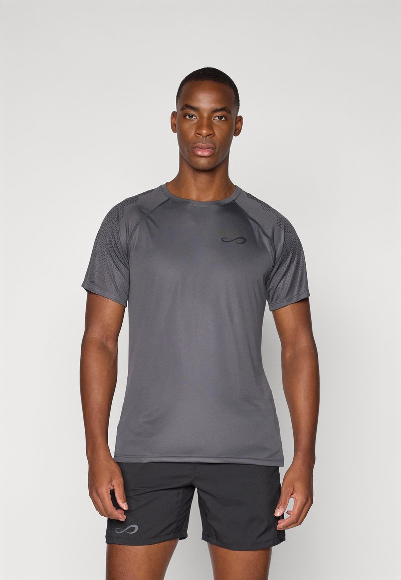 Endless FEISTY HEXAGON - T-shirts print - titanium
