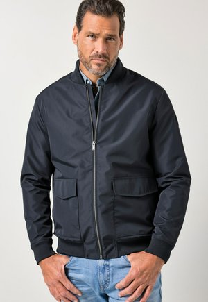 LIGHTWEIGHT AND VERSATILE VARSITY COLLAR 2-WAY POCKET UP TO SIZE 8 XL - Bomberjacke - navy blue