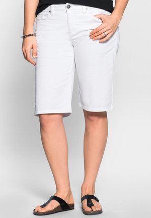Sheego Denim shorts - weiß