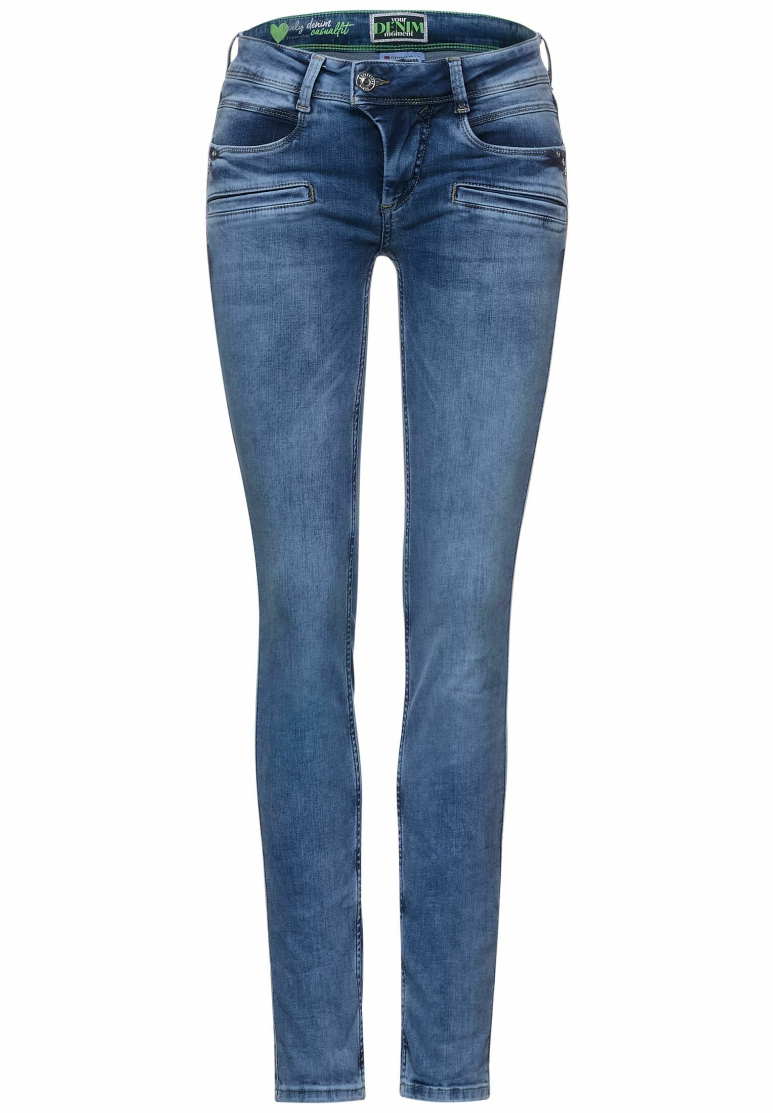 Street One Slim fit jeans - blau/blue 