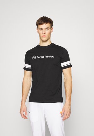 ABELIA - T-shirt con stampa - black