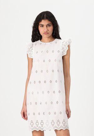ONLLOU LIFE BACK DRESS - Vardagsklänning - bright white