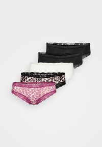 5 PACK - Slip - black/pink/white