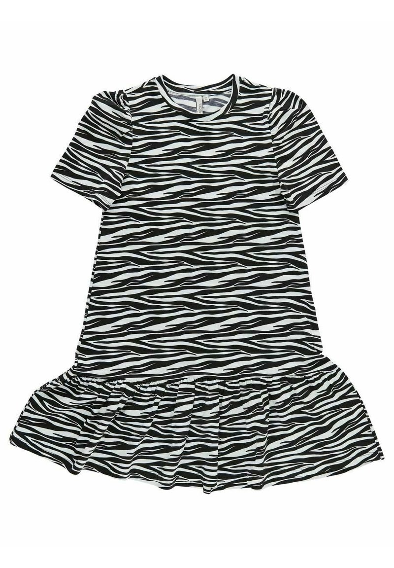Kinder Freizeitkleider | Pieces Kids Minikleid Freizeitkleid black/white/offwhite - FQ22622 Kinder Freizeitkleider | Pieces Kids Minikleid Freizeitkleid black/white/offwhite - FQ22622