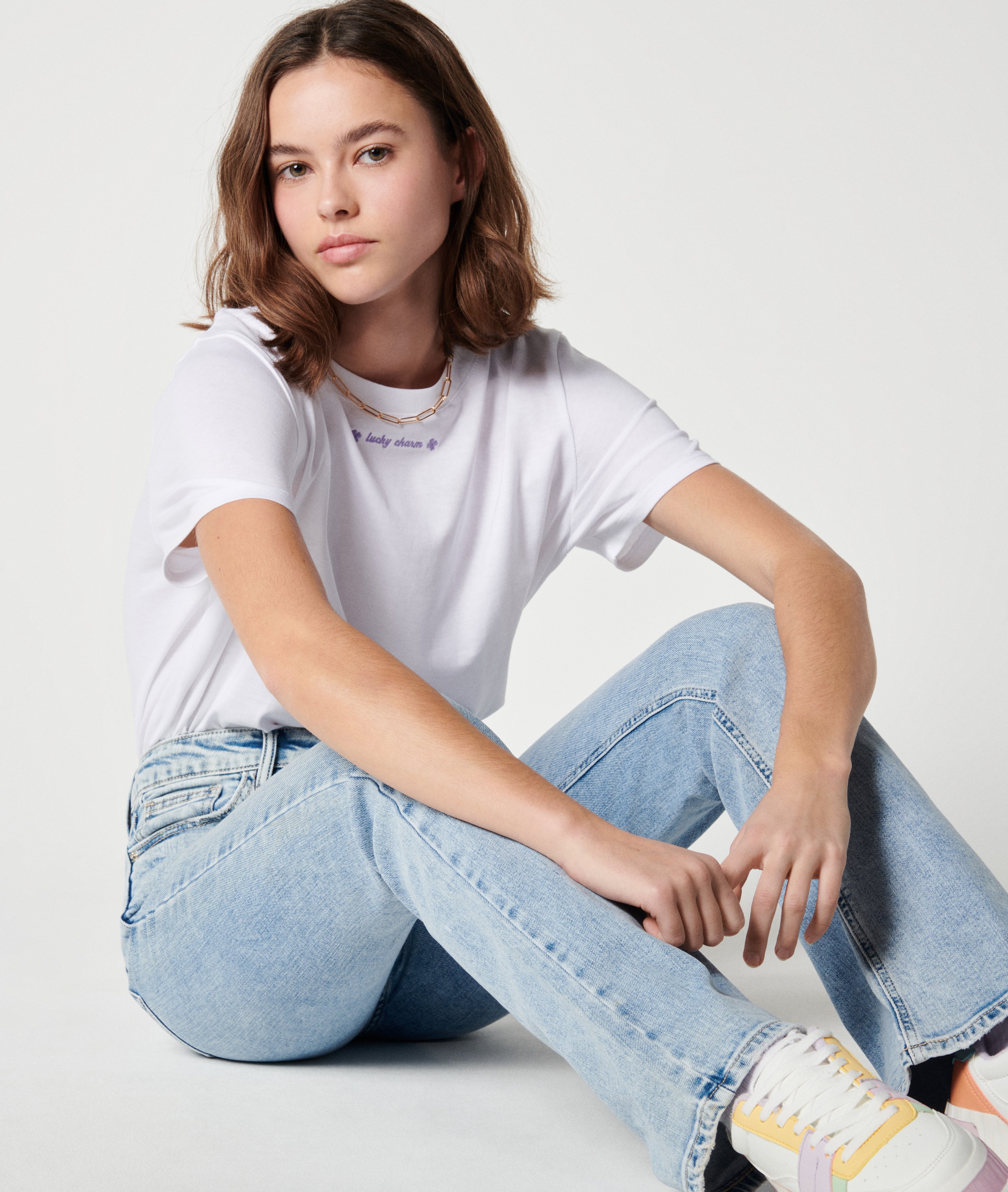 Pimkie BOOTCUT JEANS - MID WAIST - Bootcut jeans - bleached denim -  Zalando.de