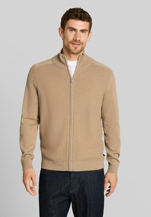TOM TAILOR Sweat zippé - hazel brown melange