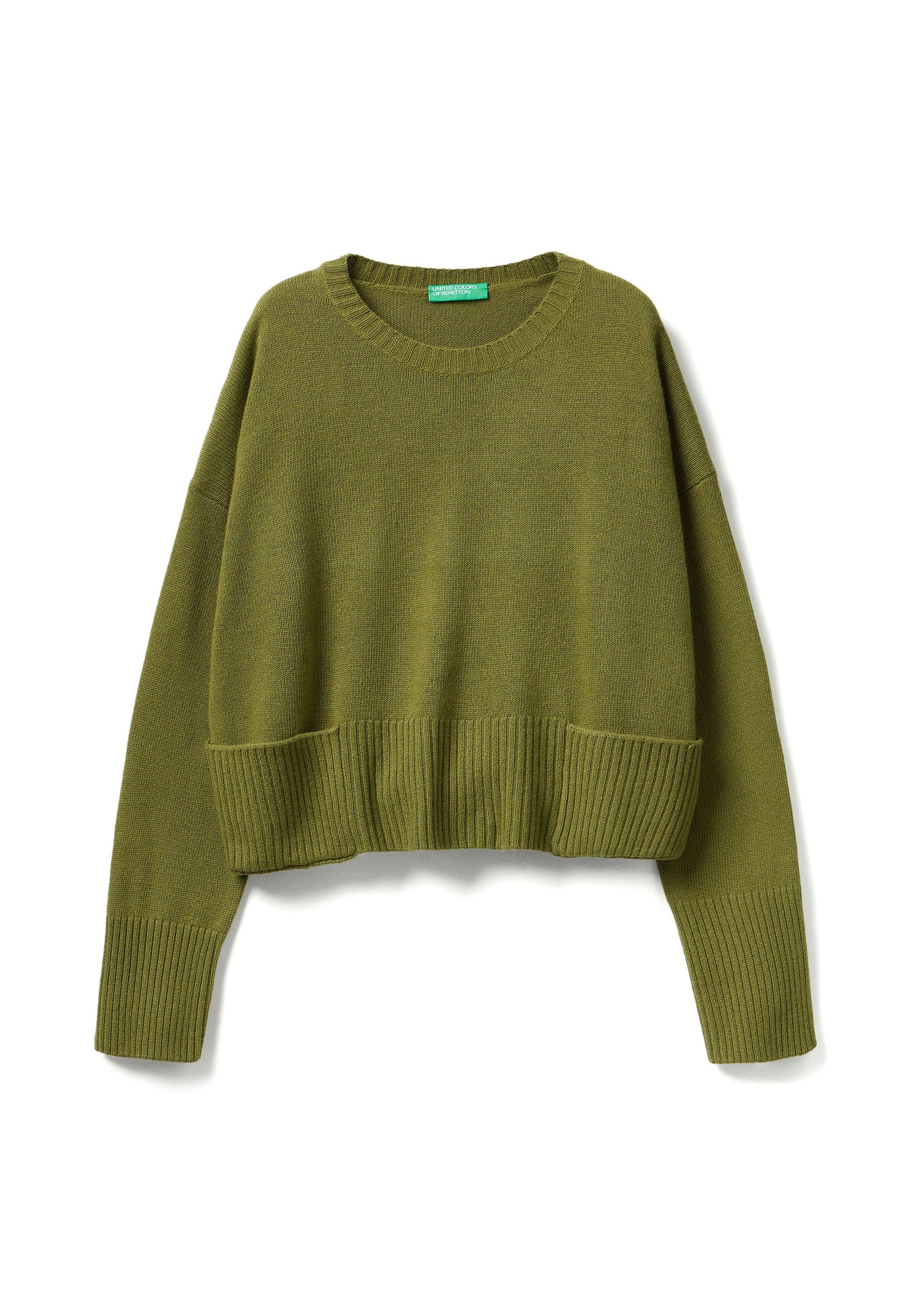 Damen Pullover Benetton Weihnachtspullover Damen