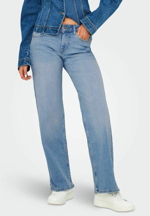ONLY ONLJUDY WEITEM - Wide Leg - light blue denim