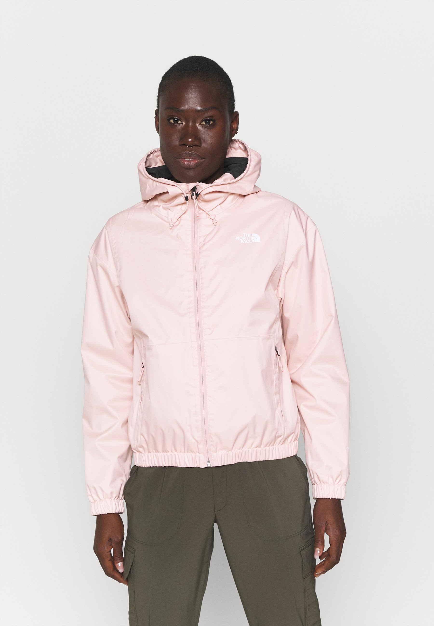light pink north face