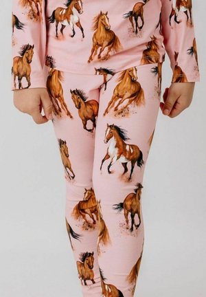 Walkiddy, GRACEFUL HORSES-LEGGINGS - Leggings - Trousers - pink
