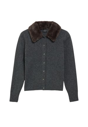 s.Oliver BLACK LABEL, STRICKJACKE - Cardigan - dunkelgrau