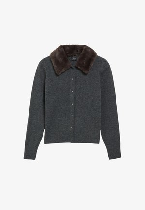 s.Oliver BLACK LABEL, STRICKJACKE - Cardigan - dunkelgrau