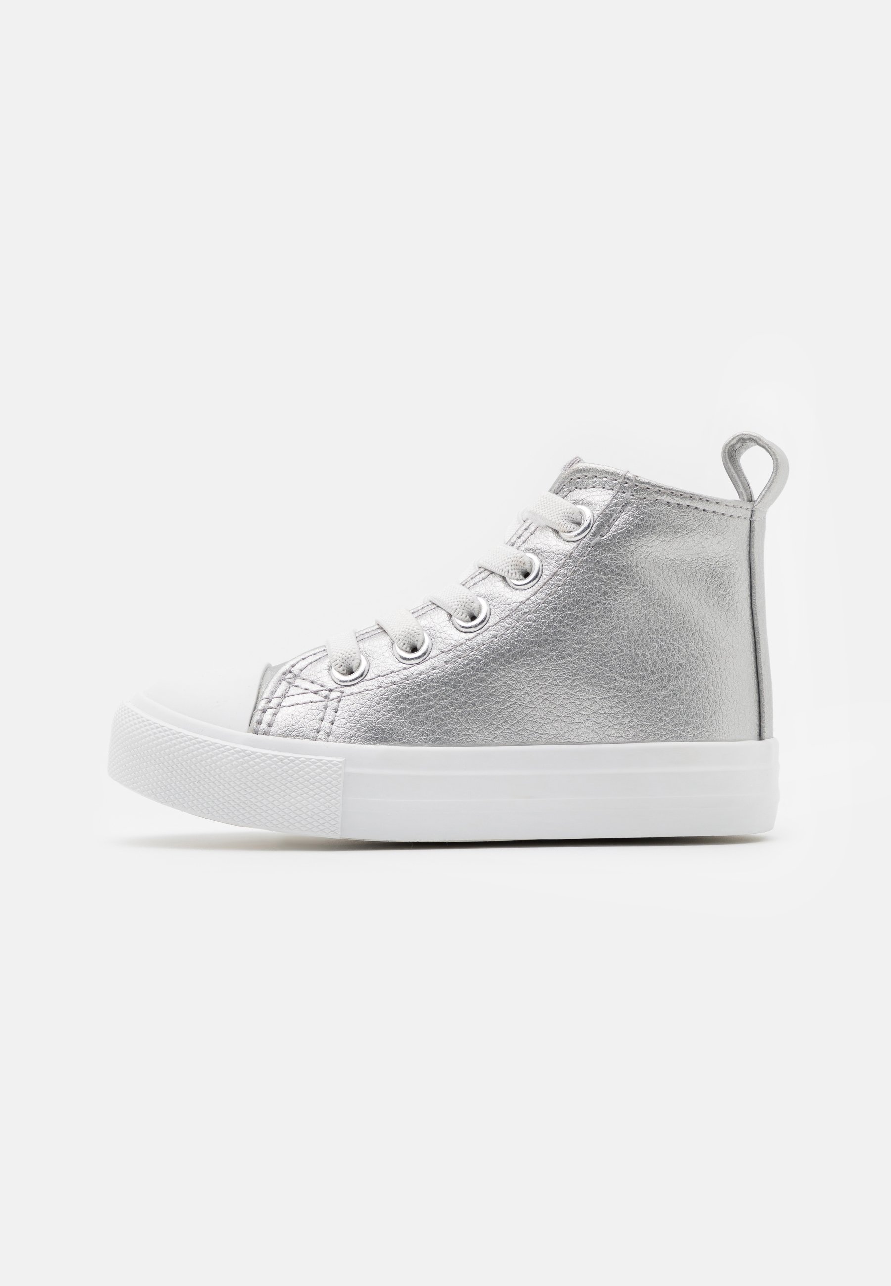 Cotton On CLASSIC LACE UP - Zapatillas altas - silver metallic/plateado -  Zalando.es