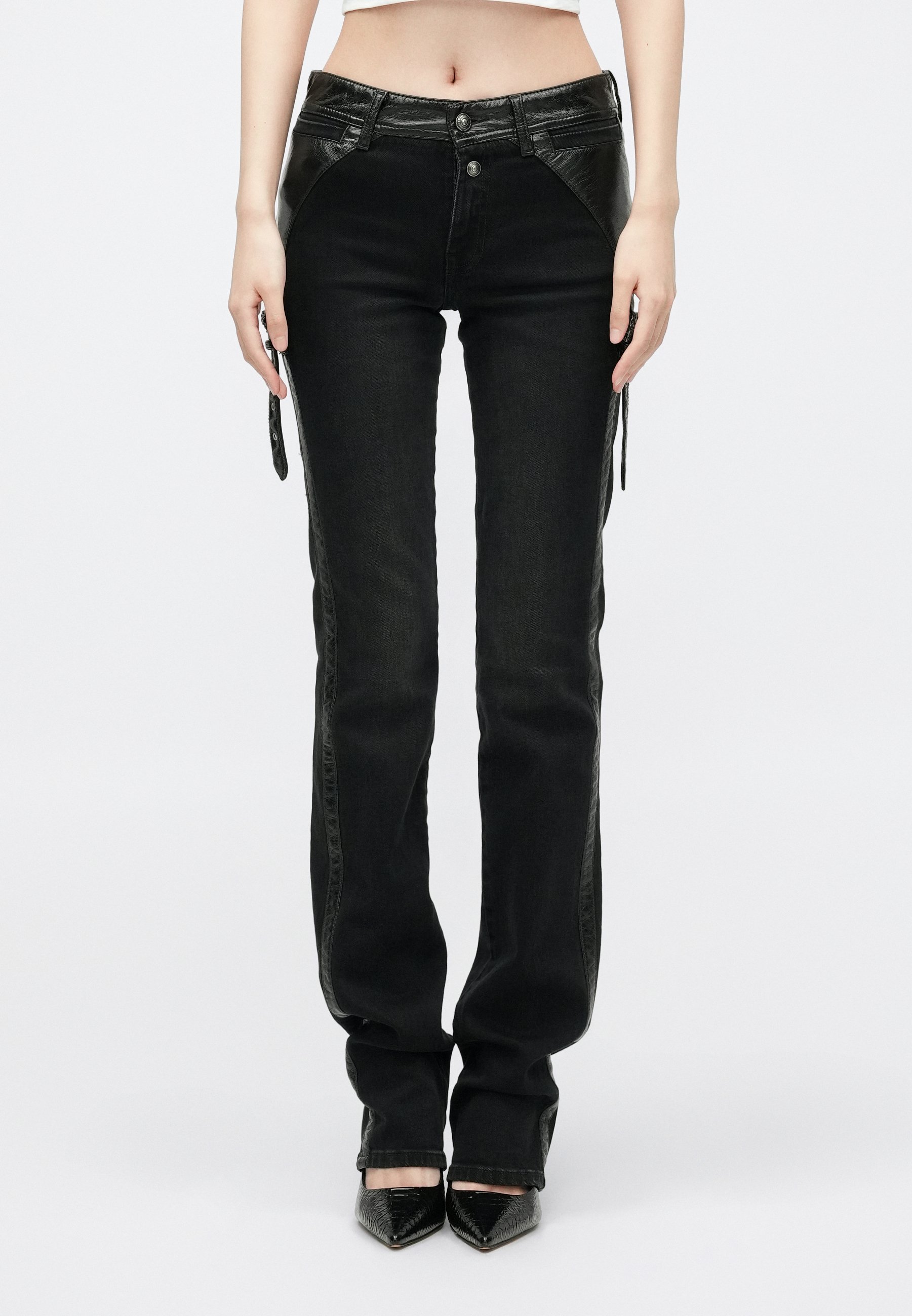 Versace Jeans Couture Flared Jeans - black - Zalando