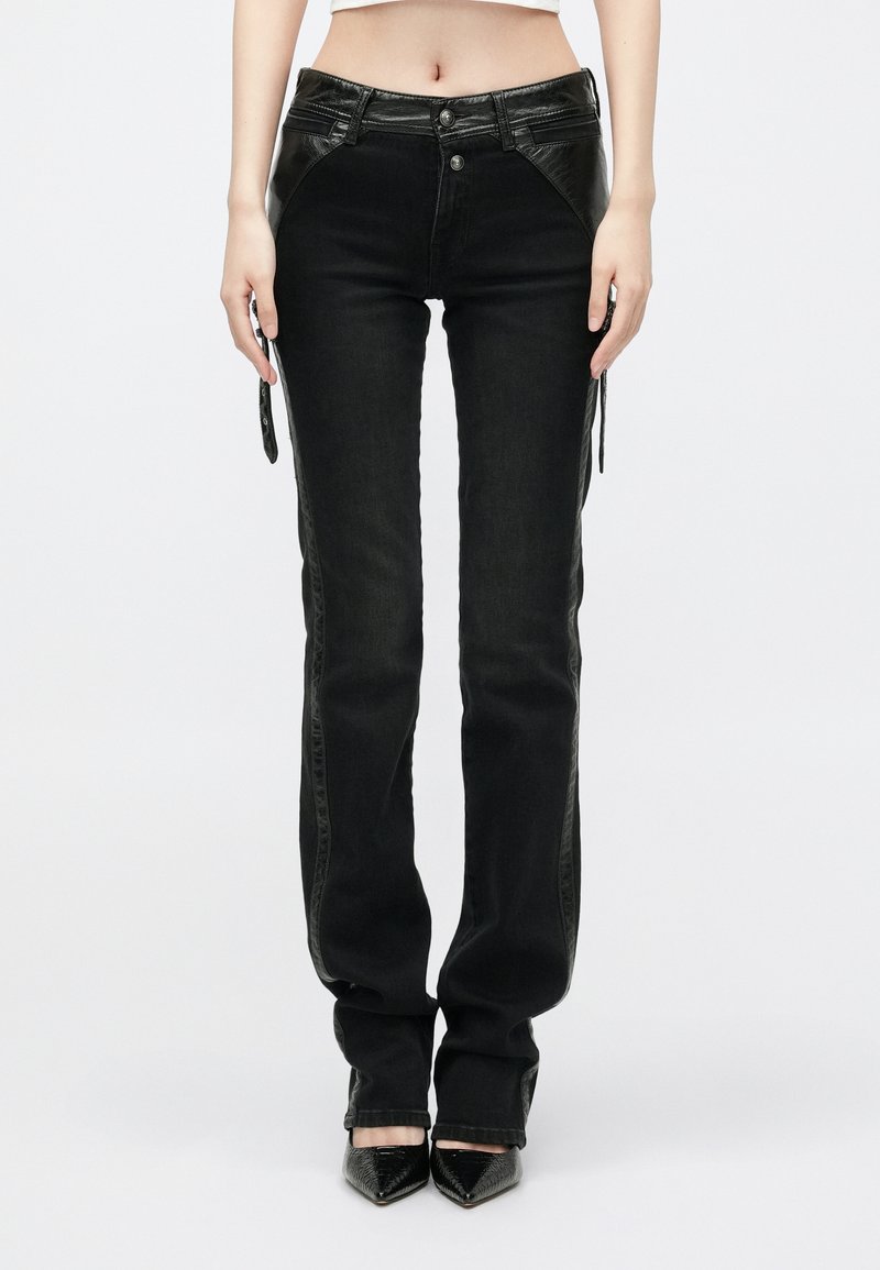 Jean Denim Denim Poches Italiennes Bleu Moyen