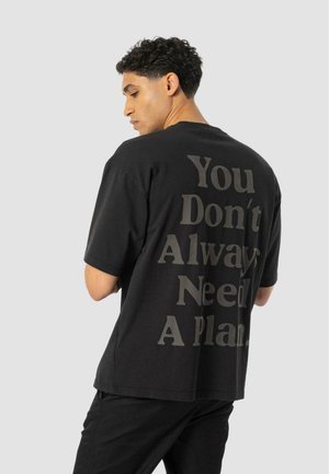 JACK  - Print T-shirt - black